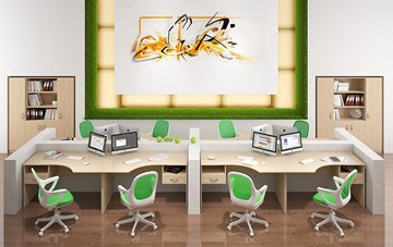 Набор мебели в офис SIMPLE с эргономичными столами и тумбами в Саратове - предосмотр 6